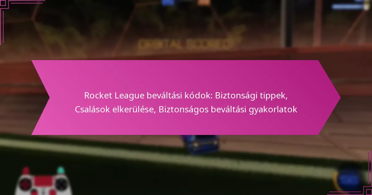 Read more about the article Rocket League beváltási kódok: Biztonsági tippek, Csalások elkerülése, Biztonságos beváltási gyakorlatok